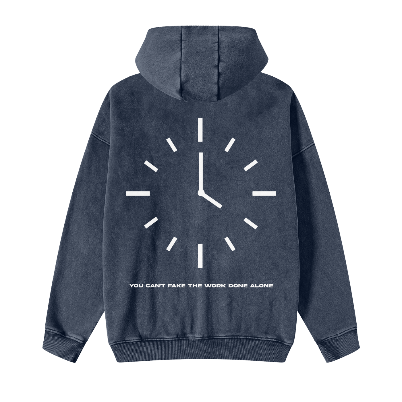 BIG CLOCK ZIP HOODIE